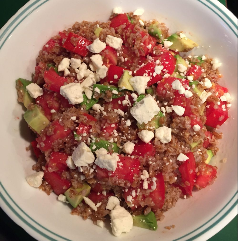 Bulgur With Tomato & Avocado