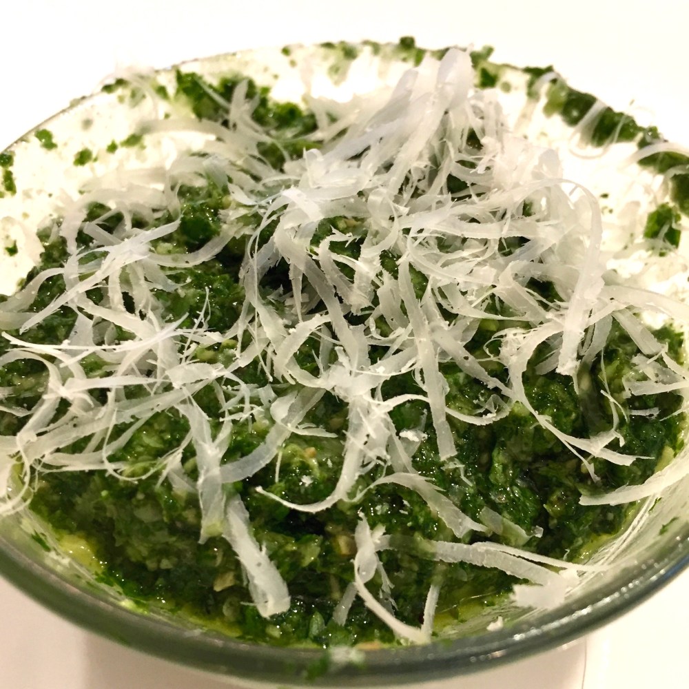 cilantro-mint pesto