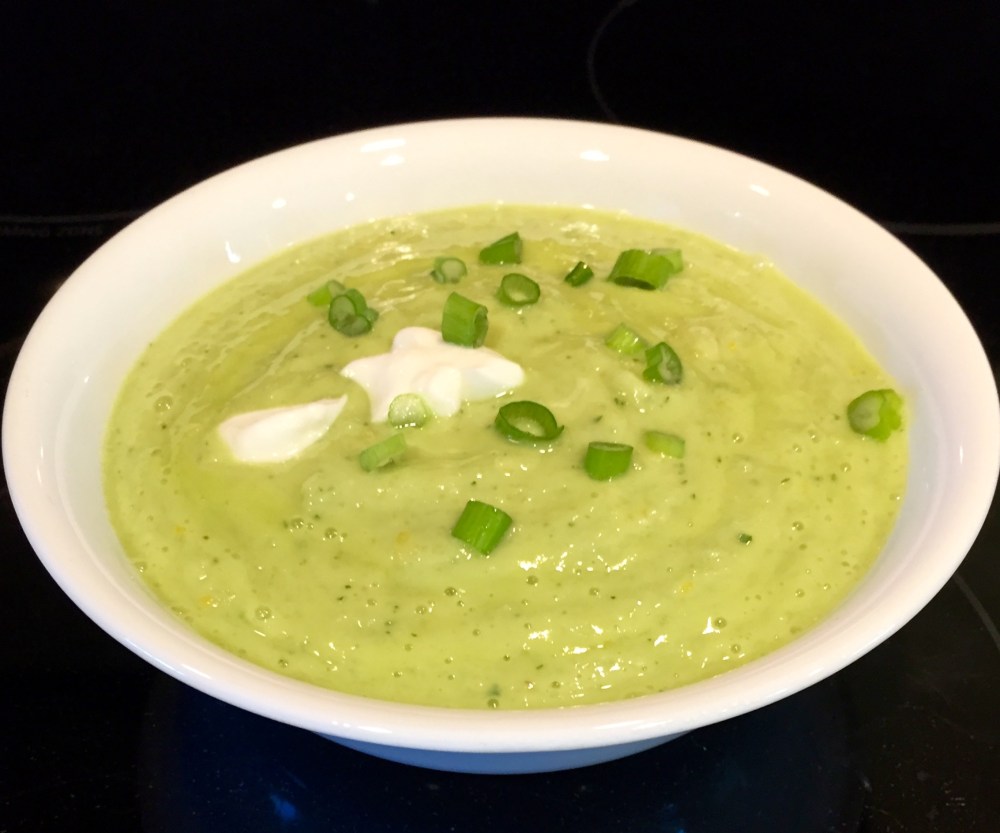 Chilled Cucumber Soup With Mint