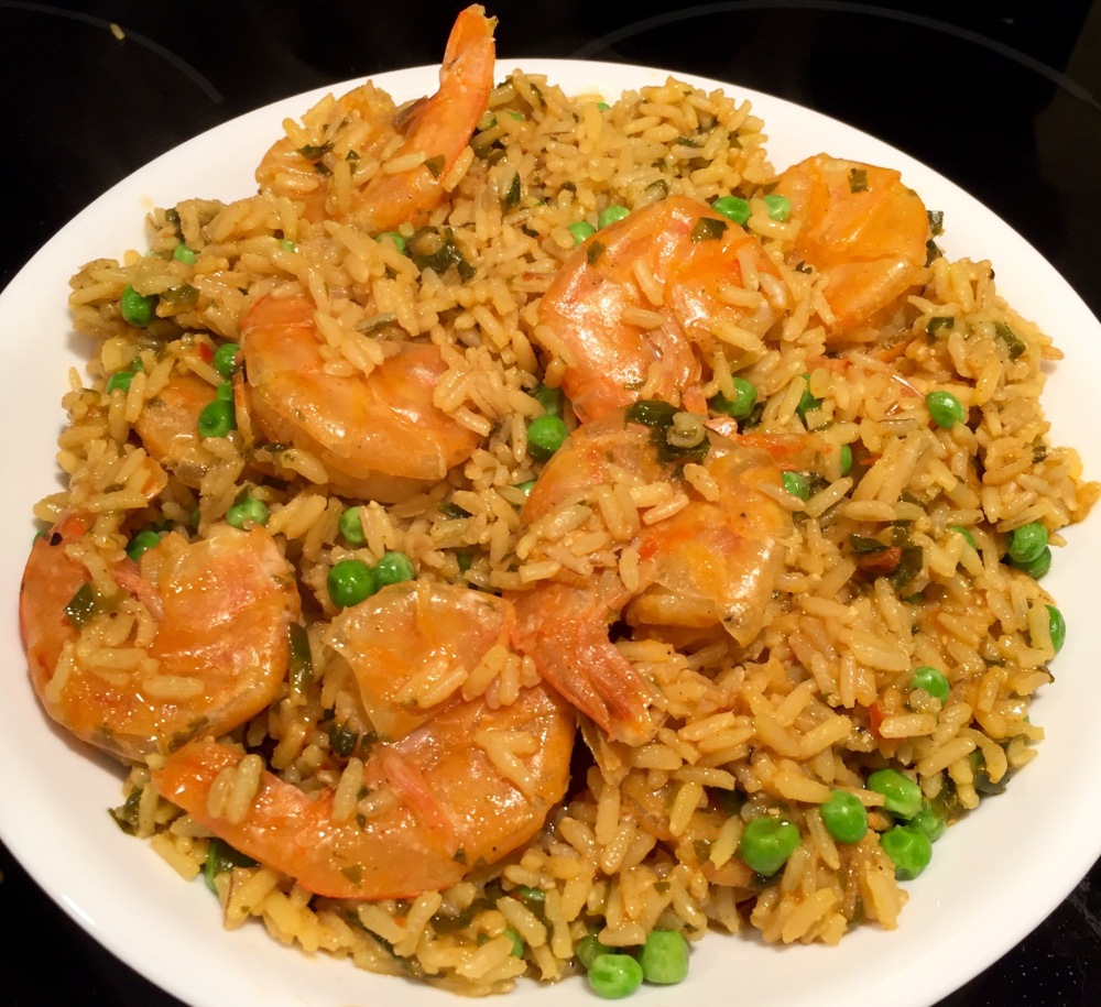 Shrimp with Seasoned Rice (Instant Pot Freezer Meal)