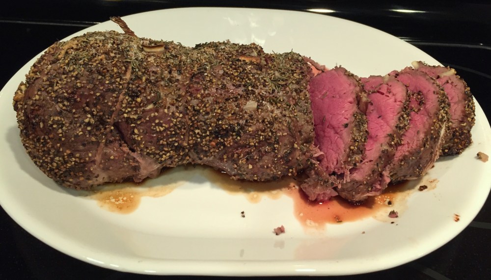 Roast Beef Tenderloin With Cracked Pepper