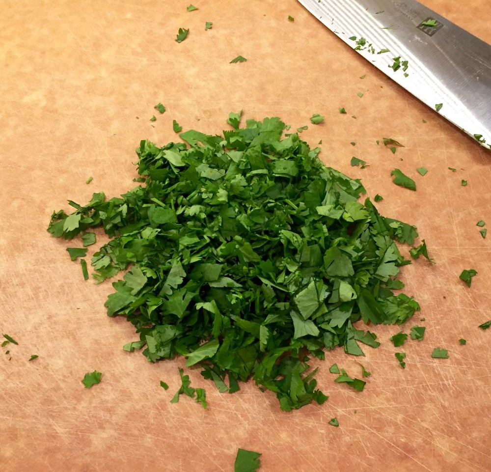 chopped cilantro